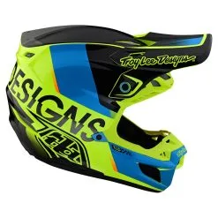 Troy Lee Designs SE5 Composite Helmet W/MIPS Qualifier Yellow -Bike Sales TLD M22F SE5CM QUALIFIER YLW 05