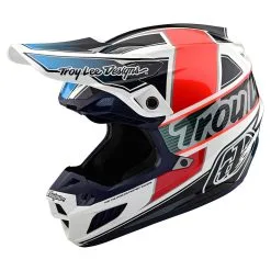 Troy Lee Designs SE5 Composite Helmet W/MIPS Team White / Black -Bike Sales TLD M22F SE5CM TEAM WHTBLK 07