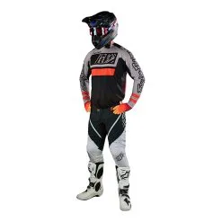 Troy Lee Designs SE Pro Air Jersey Lanes Black / Orange 11 Troy Lee Designs SE Pro Air Jersey Lanes Black / Orange -Bike Sales TLD M22F SEPROAIR H2T LANES BLKORG 01