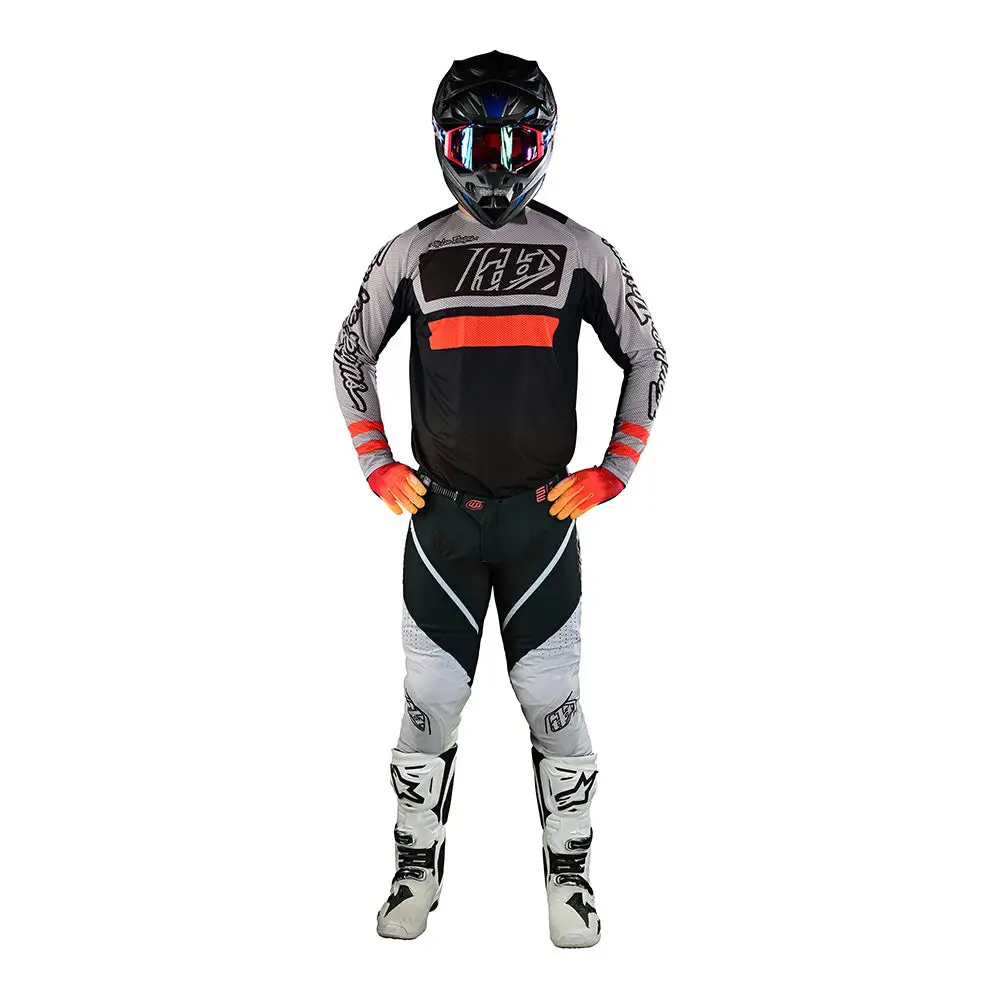 Troy Lee Designs SE Pro Air Jersey Lanes Black / Orange 4 Troy Lee Designs SE Pro Air Jersey Lanes Black / Orange - Image 2
