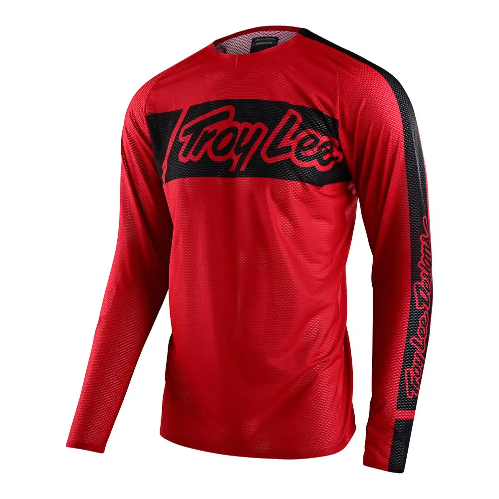 Troy Lee Designs SE Pro Air Jersey Vox Red 3 Troy Lee Designs SE Pro Air Jersey Vox Red