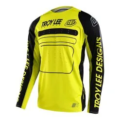 Troy Lee Designs SE Pro Jersey Drop In Black / Glo Yellow