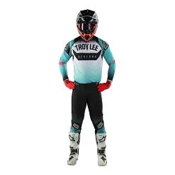 Troy Lee Designs SE Ultra Jersey Arc Turquoise / Neon Melon -Bike Sales TLD M22F SEULTRA H2T ARC TRQNEOMEL 04