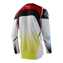 Troy Lee Designs SE Ultra Jersey Arc Acid Yellow / Red -Bike Sales TLD M22F SEULTRA JERSEY ARC ACIYELRED 02