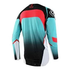 Troy Lee Designs SE Ultra Jersey Arc Turquoise / Neon Melon -Bike Sales TLD M22F SEULTRA JERSEY ARC TRQNEOMEL 02