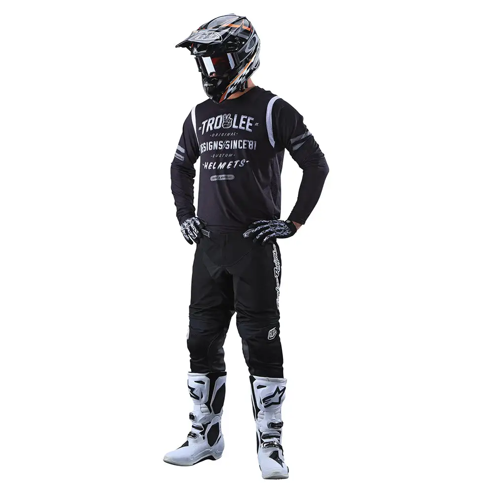 Troy Lee Designs GP Air Jersey Roll Out Black 6 Troy Lee Designs GP Air Jersey Roll Out Black - Image 4