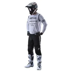 Troy Lee Designs GP Air Jersey Roll Out Light Gray -Bike Sales TLD M22S GPAIR H2T ROLLOUT LTGRY 02