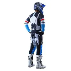 Troy Lee Designs GP Air Pant Warped Blue / Red -Bike Sales TLD M22S GPAIR H2T WARPED BLURED 03 8a65cb14 3d60 40ce 9822 be9b050919d5