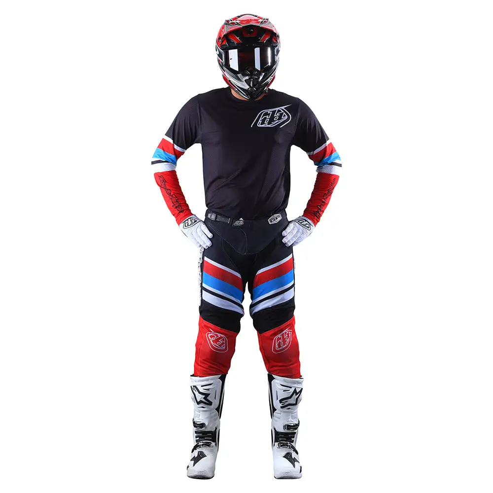 Troy Lee Designs GP Air Jersey Warped Red / Black 4 Troy Lee Designs GP Air Jersey Warped Red / Black - Image 2