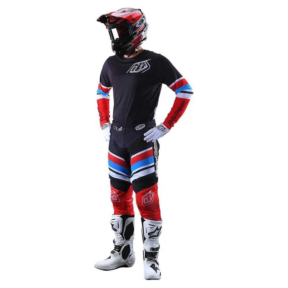Troy Lee Designs GP Air Jersey Warped Red / Black 6 Troy Lee Designs GP Air Jersey Warped Red / Black - Image 4