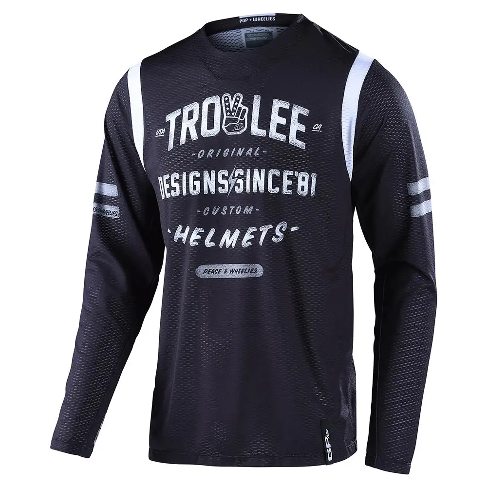 Troy Lee Designs GP Air Jersey Roll Out Black 3 Troy Lee Designs GP Air Jersey Roll Out Black
