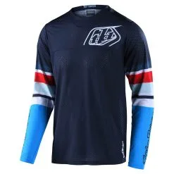 Troy Lee Designs GP Air Jersey Warped Blue / Red