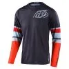 Troy Lee Designs GP Air Jersey Warped Charcoal / Orange -Bike Sales TLD M22S GPAIR JERSEY WARPED CHARORG 01