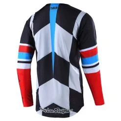 Troy Lee Designs GP Air Jersey Warped Red / Black 9 Troy Lee Designs GP Air Jersey Warped Red / Black -Bike Sales TLD M22S GPAIR JERSEY WARPED REDBLK 02