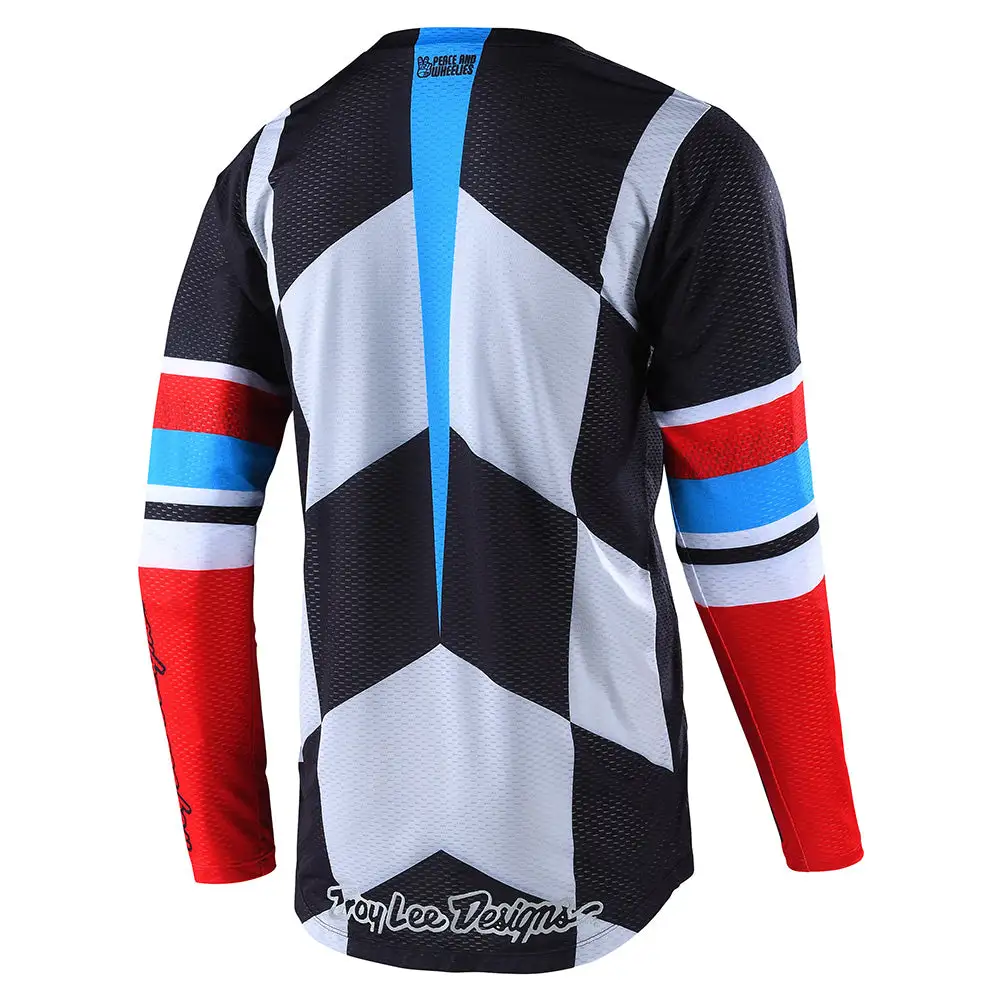 Troy Lee Designs GP Air Jersey Warped Red / Black 5 Troy Lee Designs GP Air Jersey Warped Red / Black - Image 3