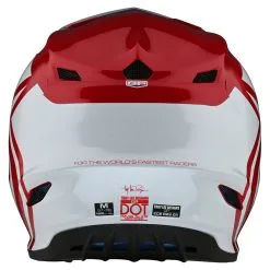 Troy Lee Designs GP Helmet Overload Red / White -Bike Sales TLD M22S GP OVERLOAD REDWHT 03