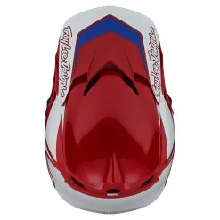 Troy Lee Designs GP Helmet Overload Red / White -Bike Sales TLD M22S GP OVERLOAD REDWHT 08