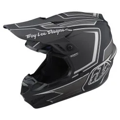 Troy Lee Designs GP Helmet Ritn Black / Gray -Bike Sales TLD M22S GP RITN BLKGRY 07