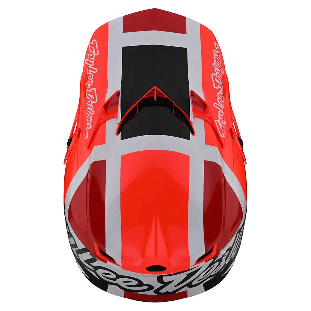 Troy Lee Designs SE4 Polyacrylite Helmet W/MIPS Quattro Red / Charcoal 10 Troy Lee Designs SE4 Polyacrylite Helmet W/MIPS Quattro Red / Charcoal - Image 8