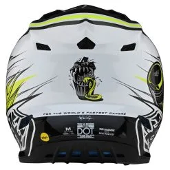 Troy Lee Designs SE4 Polyacrylite Helmet W/MIPS Skooly Black / Yellow -Bike Sales TLD M22S SE4PA SKOOLY BLKYEL 03