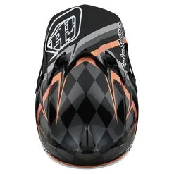 Troy Lee Designs SE4 Polyacrylite Helmet W/MIPS Warped Black / Copper -Bike Sales TLD M22S SE4PA WARPED BLK 08