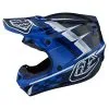 Troy Lee Designs SE4 Polyacrylite Helmet W/MIPS Warped Blue