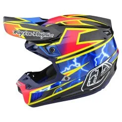Troy Lee Designs SE5 Carbon Helmet W/MIPS Lightning Black