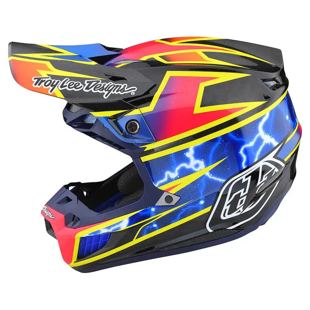 Troy Lee Designs SE5 Carbon Helmet W/MIPS Lightning Black 3 Troy Lee Designs SE5 Carbon Helmet W/MIPS Lightning Black