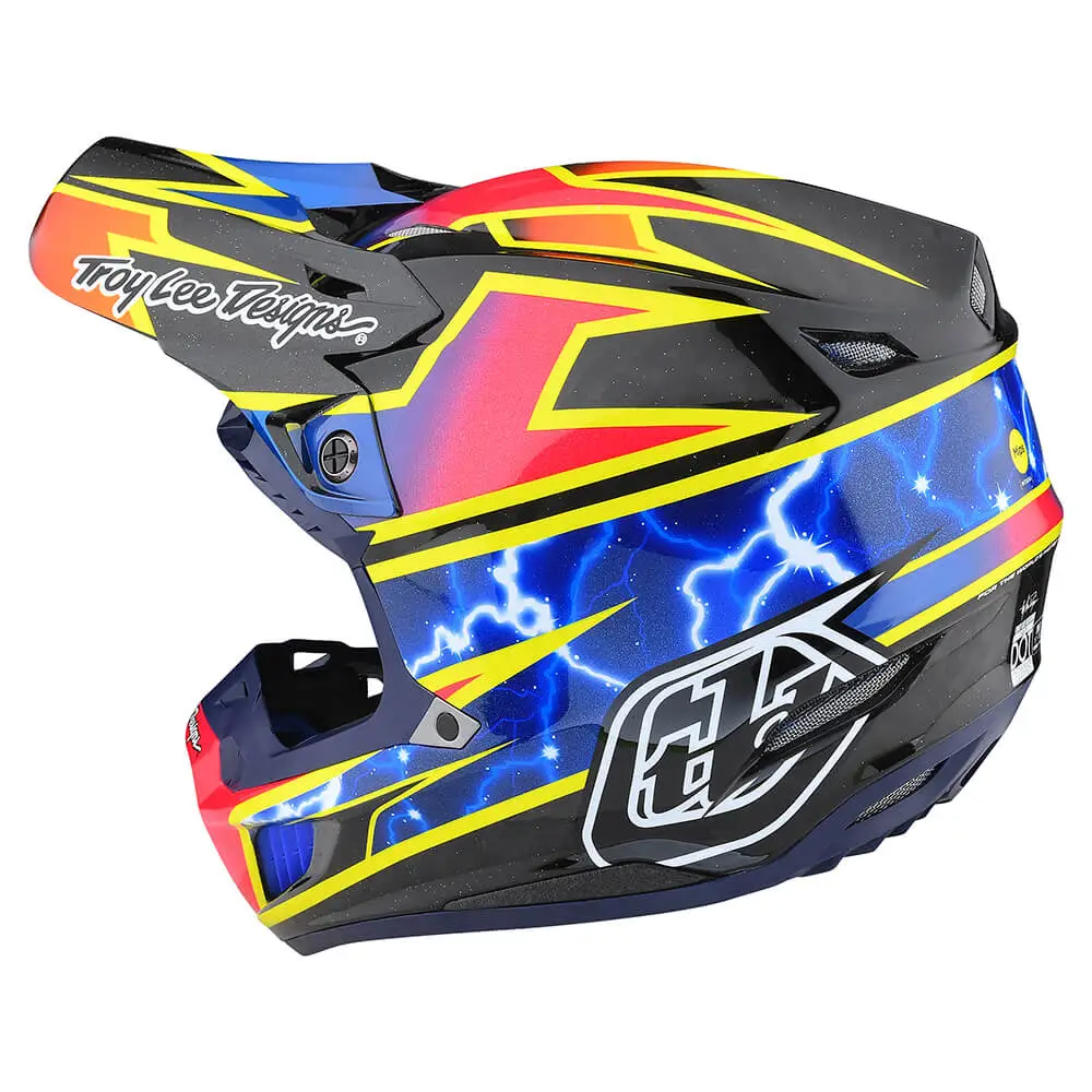 Troy Lee Designs SE5 Carbon Helmet W/MIPS Lightning Black 4 Troy Lee Designs SE5 Carbon Helmet W/MIPS Lightning Black - Image 2