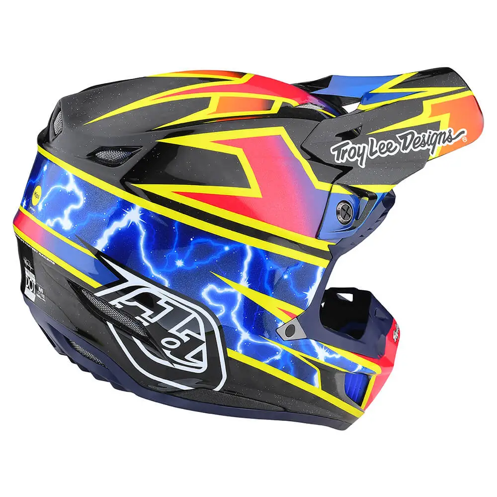 Troy Lee Designs SE5 Carbon Helmet W/MIPS Lightning Black 5 Troy Lee Designs SE5 Carbon Helmet W/MIPS Lightning Black - Image 3