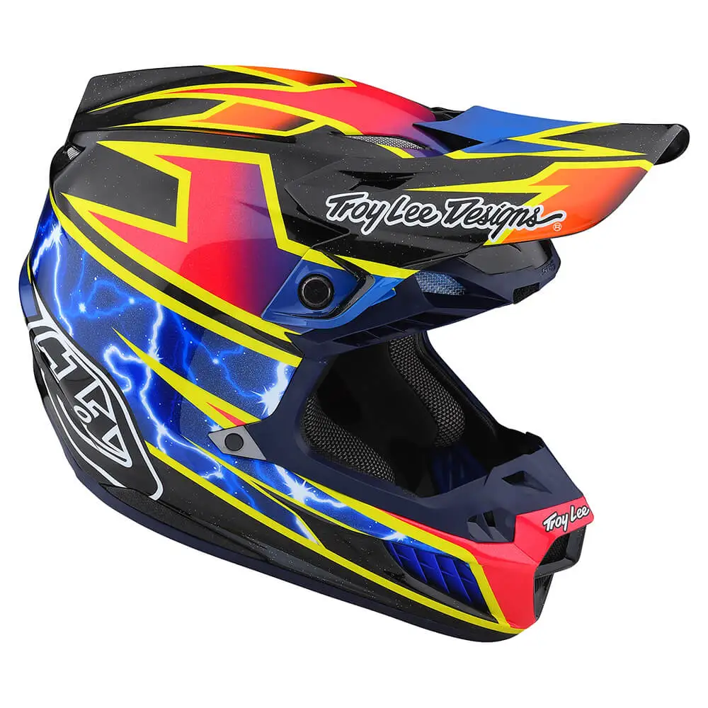 Troy Lee Designs SE5 Carbon Helmet W/MIPS Lightning Black 7 Troy Lee Designs SE5 Carbon Helmet W/MIPS Lightning Black - Image 5