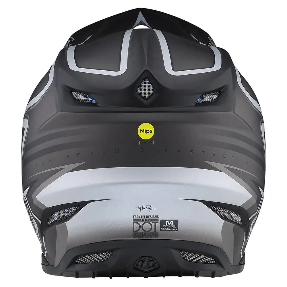 Troy Lee Designs SE5 Carbon Helmet W/MIPS Lines Black 5 Troy Lee Designs SE5 Carbon Helmet W/MIPS Lines Black - Image 3