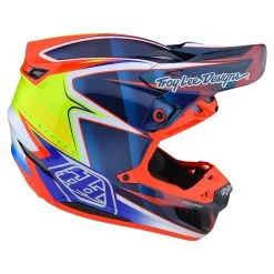 Troy Lee Designs SE5 Carbon Helmet W/MIPS Lines Blue -Bike Sales TLD M22S SE5CF LINES BLU 05