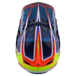 Troy Lee Designs SE5 Carbon Helmet W/MIPS Lines Blue -Bike Sales TLD M22S SE5CF LINES BLU 08