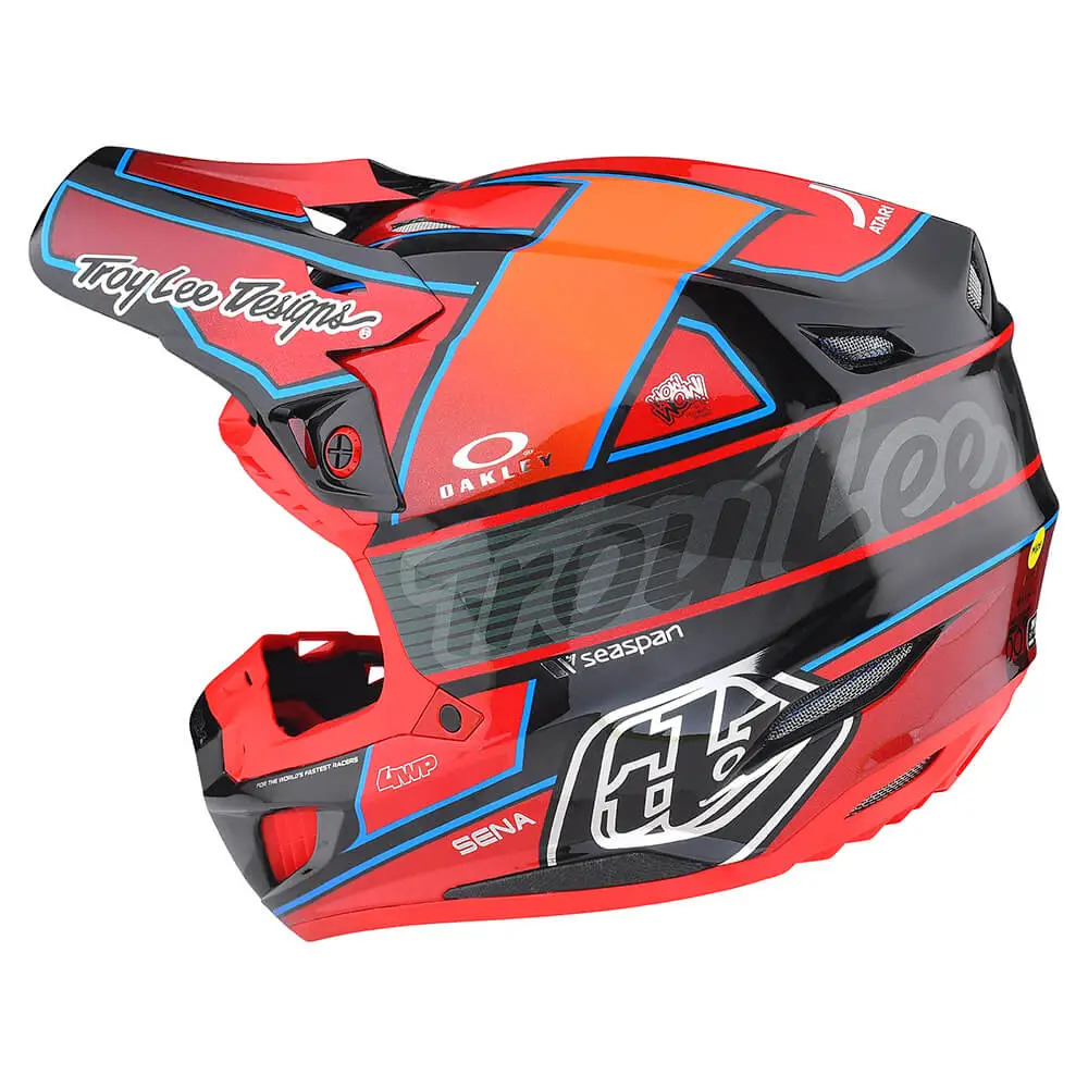 Troy Lee Designs SE5 Carbon Helmet W/MIPS Team Red 4 Troy Lee Designs SE5 Carbon Helmet W/MIPS Team Red - Image 2