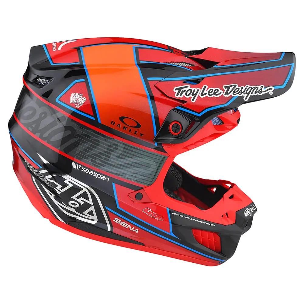Troy Lee Designs SE5 Carbon Helmet W/MIPS Team Red 7 Troy Lee Designs SE5 Carbon Helmet W/MIPS Team Red - Image 5