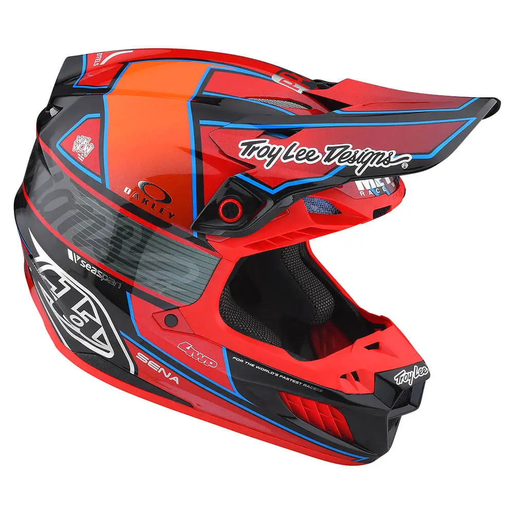 Troy Lee Designs SE5 Carbon Helmet W/MIPS Team Red 8 Troy Lee Designs SE5 Carbon Helmet W/MIPS Team Red - Image 6