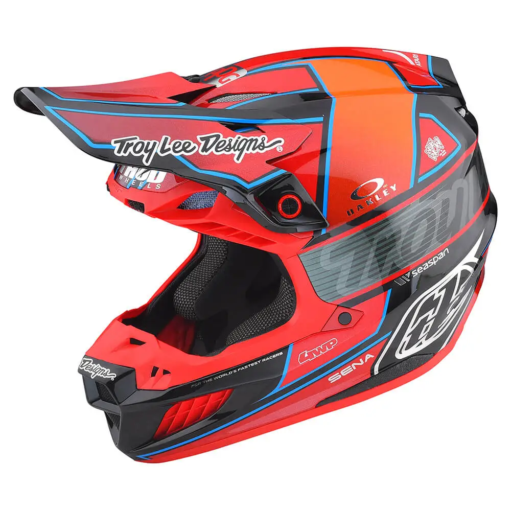 Troy Lee Designs SE5 Carbon Helmet W/MIPS Team Red 9 Troy Lee Designs SE5 Carbon Helmet W/MIPS Team Red - Image 7
