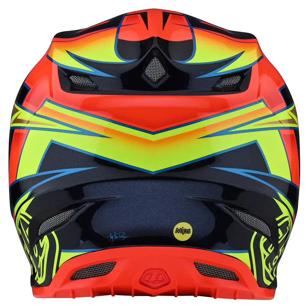 Troy Lee Designs SE5 Composite Helmet W/MIPS Graph Yellow / Navy 5 Troy Lee Designs SE5 Composite Helmet W/MIPS Graph Yellow / Navy - Image 3