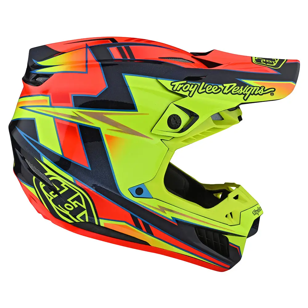 Troy Lee Designs SE5 Composite Helmet W/MIPS Graph Yellow / Navy 7 Troy Lee Designs SE5 Composite Helmet W/MIPS Graph Yellow / Navy - Image 5