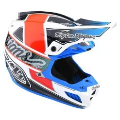 Troy Lee Designs SE5 Composite Helmet W/MIPS Team Orange / Blue -Bike Sales TLD M22S SE5CM TEAM ORGBLU 06