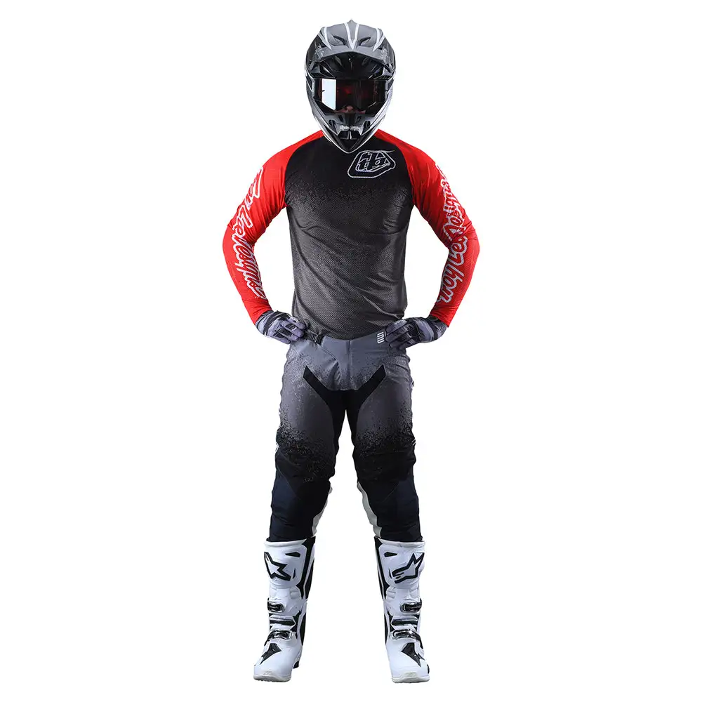 Troy Lee Designs SE Pro Air Jersey Webstar Black / Gray 4 Troy Lee Designs SE Pro Air Jersey Webstar Black / Gray - Image 2