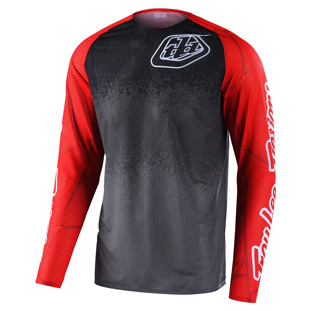 Troy Lee Designs SE Pro Air Jersey Webstar Black / Gray 3 Troy Lee Designs SE Pro Air Jersey Webstar Black / Gray