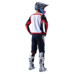 Troy Lee Designs SE Pro Pant Fractura Navy / Red 11 Troy Lee Designs SE Pro Pant Fractura Navy / Red -Bike Sales TLD M22S SEPRO H2T FRACTURA NVYRED 03