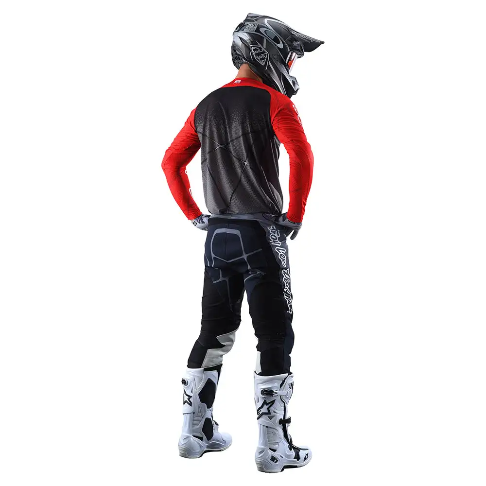 Troy Lee Designs SE Pro Air Jersey Webstar Black / Gray 7 Troy Lee Designs SE Pro Air Jersey Webstar Black / Gray - Image 5