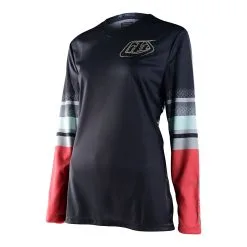 Troy Lee Designs Womens GP Jersey Warped Charcoal