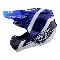 Troy Lee Designs SE4 Polyacrylite Helmet W/MIPS Yamaha Ow-22 Navy