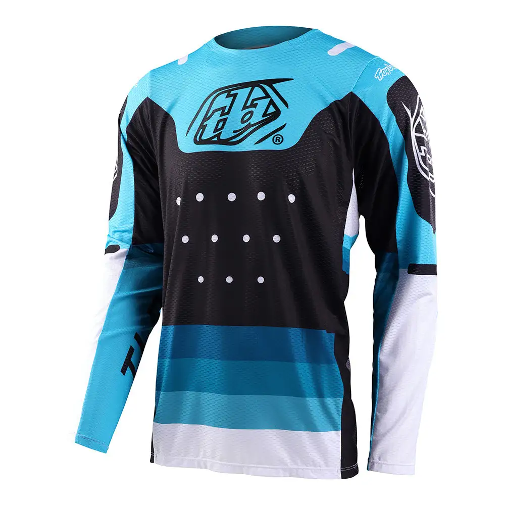 Troy Lee Designs GP Pro Air Jersey Apex Water / Black 3 Troy Lee Designs GP Pro Air Jersey Apex Water / Black