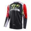 Troy Lee Designs GP Pro Jersey Partical Black / Glo Red -Bike Sales TLD M23 GPPRO JERSEY PARTICAL BLKGLORED 01