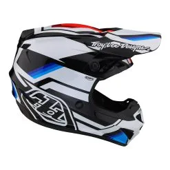 Troy Lee Designs GP Helmet Apex White / Blue -Bike Sales TLD M23 GP APEX WHTBLU 05